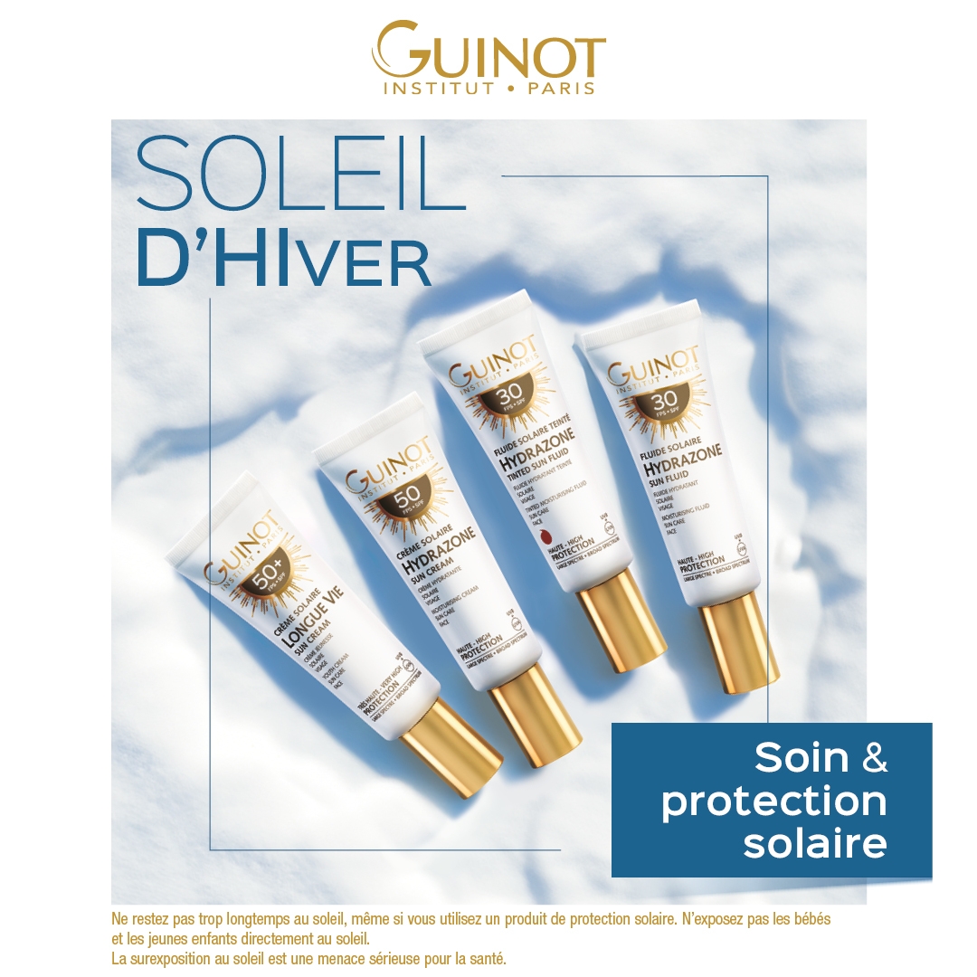 Protect your skin from the harmful effects of the sun with Guinot.