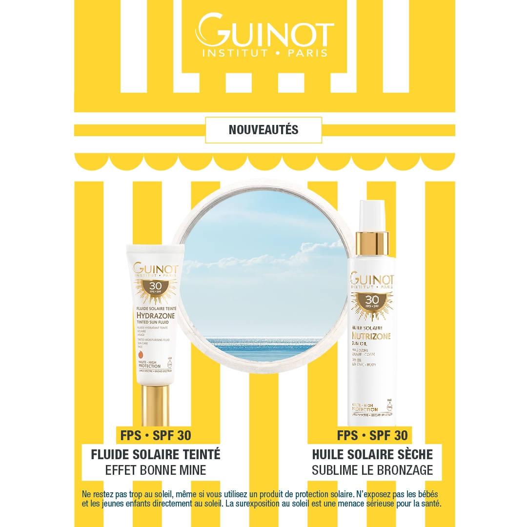 Deux nouveautés Soins Solaires Guinot