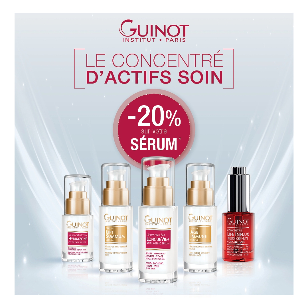Mon sérum : le concentré d'Actifs Soin