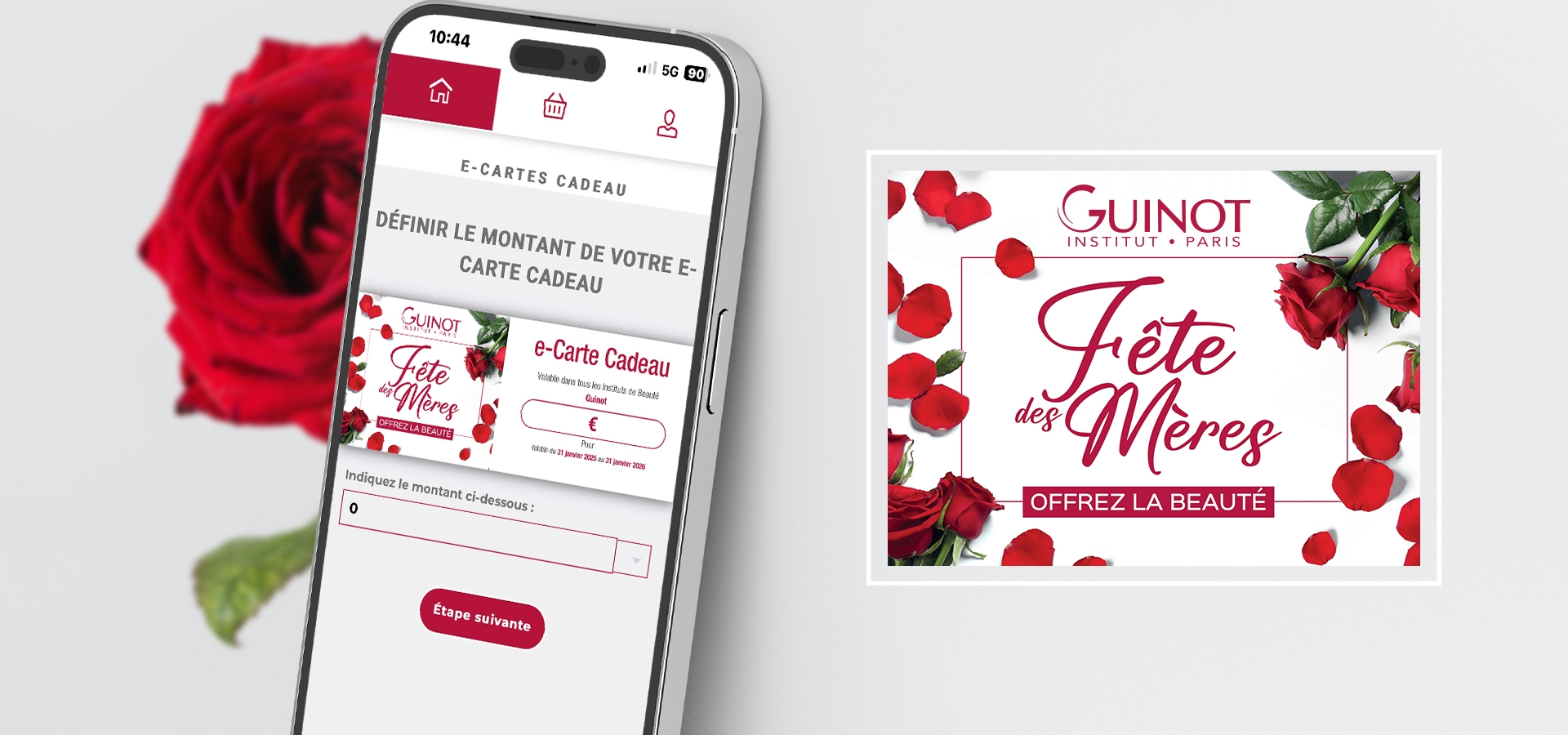 Votre e-carte cadeau Guinot